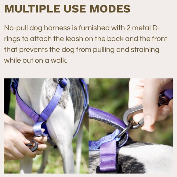 NEW DF Pet Professional Martingale Multifunctional No-Pull  Neoprene Harness - Picture 10 of 13